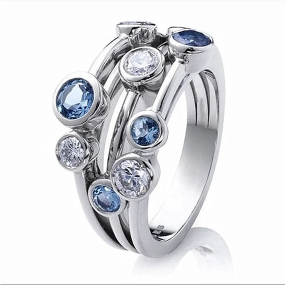 New925 Silver Filled Ring Cubic Zircon